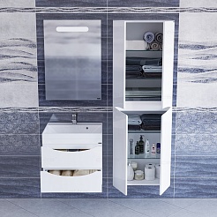 СанТа Тумба с раковиной Сатурн 60 подвесная – фотография-3